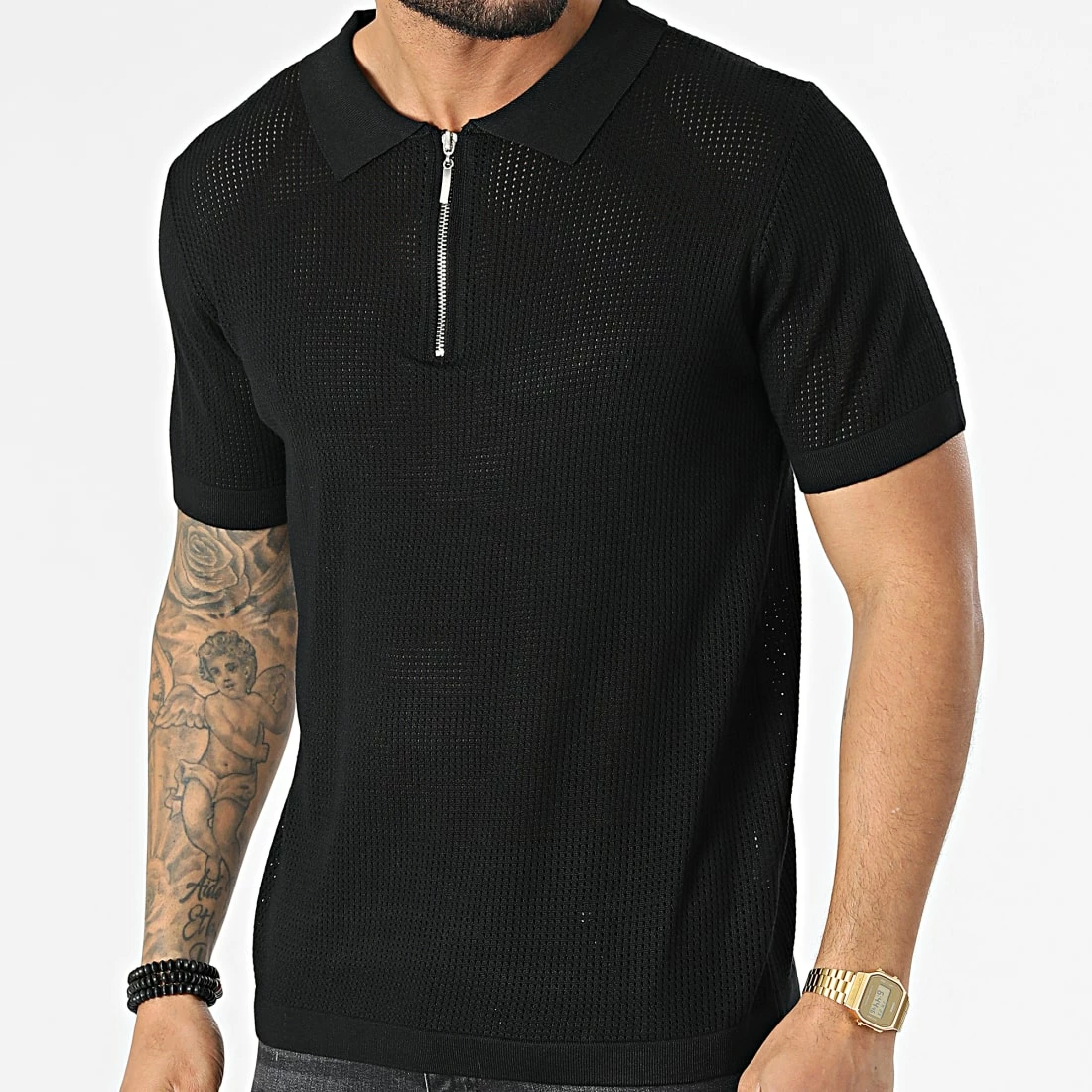 Offres ❤️ Polo A Manches Courtes FA5033 Noir de Frilivin 🧨 3 Offres ❤️ Polo A Manches Courtes FA5033 Noir de Frilivin 🧨