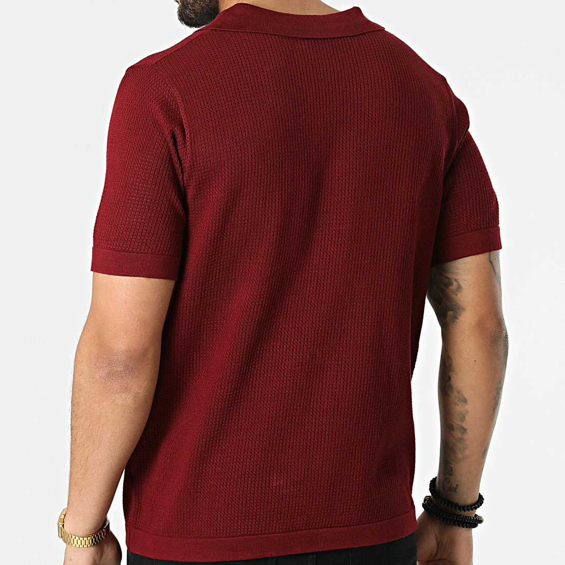 Le moins cher 🎉 Polo A Manches Courtes FA5033 Bordeaux de Frilivin ⌛ 6 Le moins cher 🎉 Polo A Manches Courtes FA5033 Bordeaux de Frilivin ⌛ – Image 4