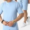 Coupon 🛒 Ensemble Tee 👚 Shirt Et Short Jogging 1923 Bleu Clair de Frilivin 🛒 -Promos Frilivin Magasin frilivin 314021 1923 LIGHT BLUE 20220415T143830 01