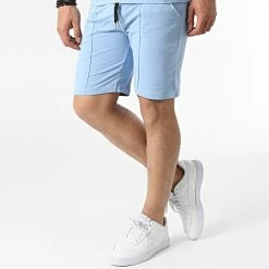 Coupon 🛒 Ensemble Tee 👚 Shirt Et Short Jogging 1923 Bleu Clair de Frilivin 🛒 -Promos Frilivin Magasin frilivin 314021 1923 LIGHT BLUE 20220415T143834 04