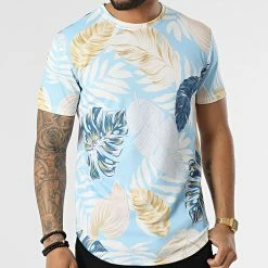 Coupon ✔️ Tee 👚 Shirt Oversize 15885 Bleu Clair Floral de Frilivin ✨ -Promos Frilivin Magasin frilivin 314030 15885 LIGHT BLUE 20220414T155821 03