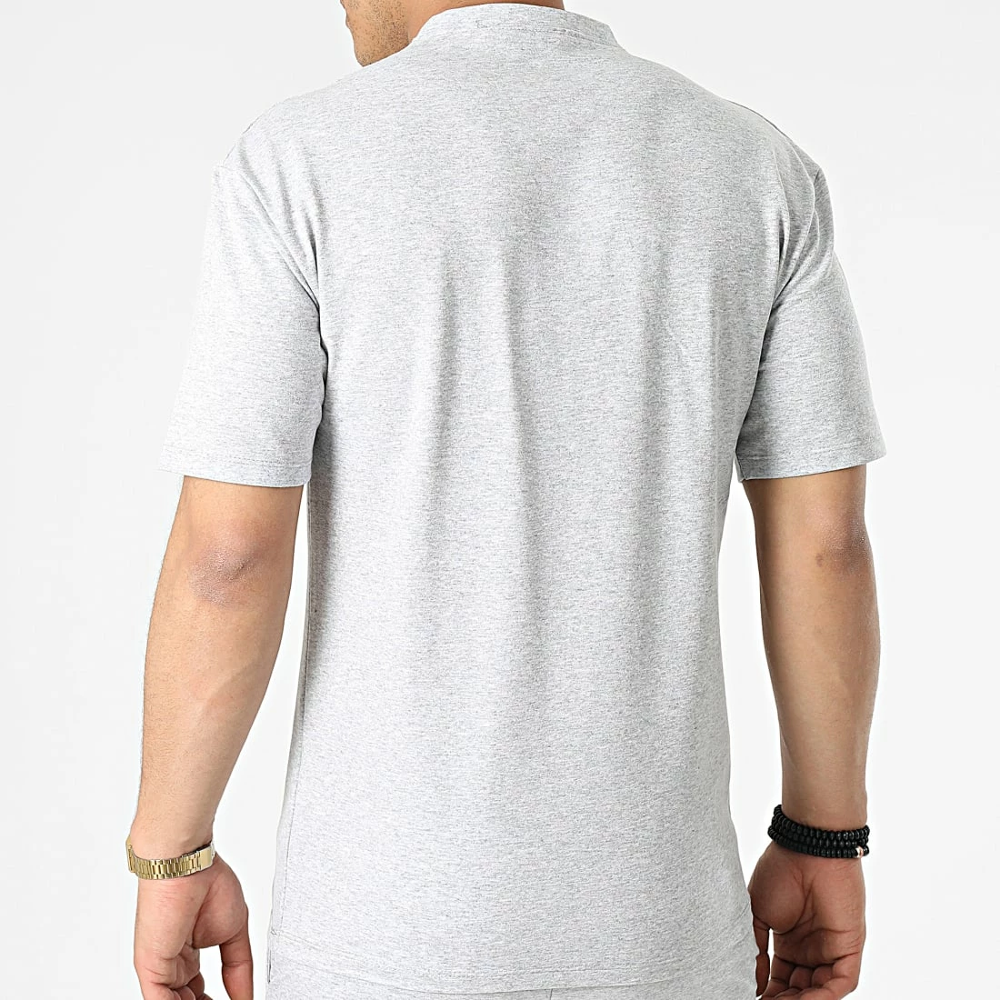 Grosses soldes ⭐ Ensemble Tee 👚 Shirt Et Short Jogging 1923 Gris Chiné de Frilivin ⌛ 7 Grosses soldes ⭐ Ensemble Tee 👚 Shirt Et Short Jogging 1923 Gris Chiné de Frilivin ⌛ – Image 5