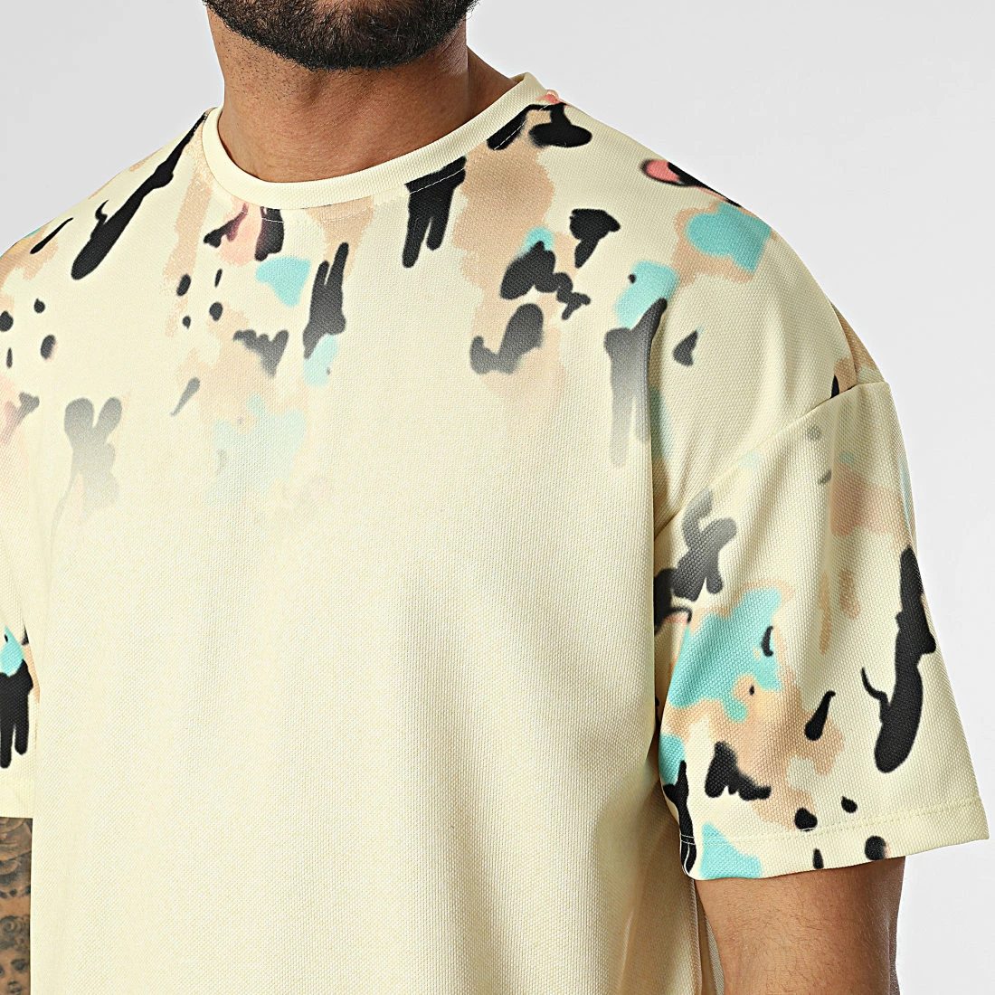 Nouveau ⭐ Tee 👕 Shirt X15802 Jaune de Frilivin 😍 4 Nouveau ⭐ Tee 👕 Shirt X15802 Jaune de Frilivin 😍 – Image 2