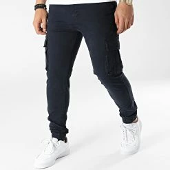 Grosses soldes 🛒 Jogger Pant FD21P1 Bleu Marine de Frilivin 😉
