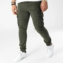 Le moins cher 🎁 Jogger Pant FD21P1 Vert Kaki de Frilivin 😉