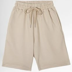 Bon marché 🧨 Short Jogging Enfant ZD025 Beige de Frilivin ✔️