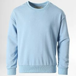 Meilleure affaire 🔥 Sweat Crewneck Enfant ZD009 Bleu Ciel de Frilivin 👏
