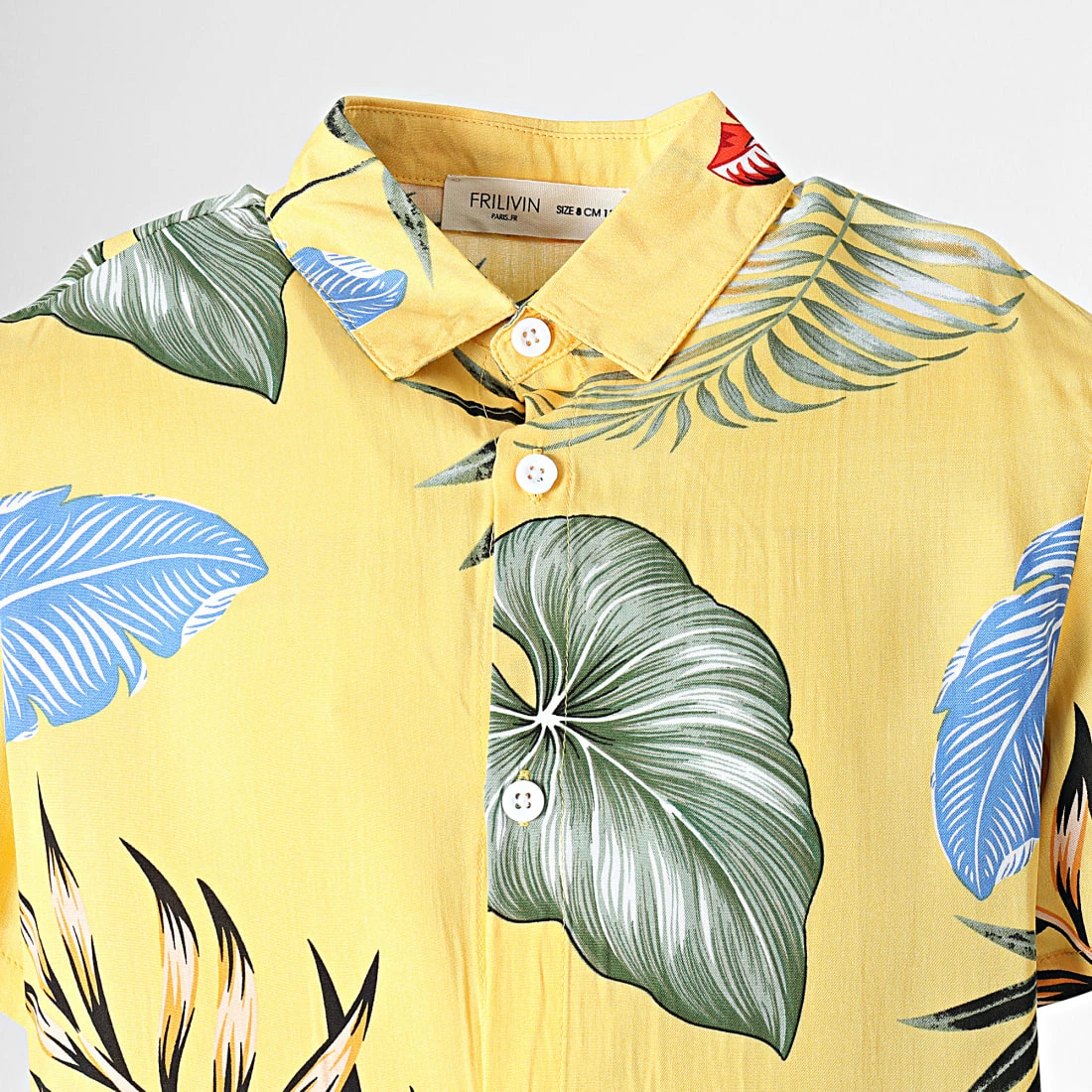 Top 10 👍 Chemise Manches Courtes Enfant ZD020 Jaune de Frilivin 😀 4 Top 10 👍 Chemise Manches Courtes Enfant ZD020 Jaune de Frilivin 😀 – Image 2