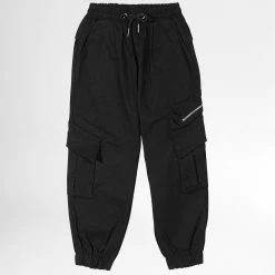 Tout neuf 😀 Jogger Pant Enfant ZD008 Noir de Frilivin ⭐