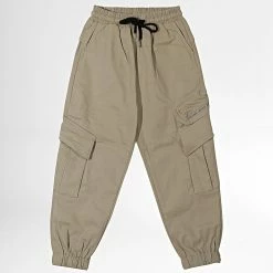 Vente flash ✔️ Pantalon Cargo Enfant ZD008 Beige de Frilivin 🌟