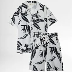 De gros 👍 Ensemble Chemise Manches Courtes Et Short Enfant ZD027 Blanc de Frilivin 🎉