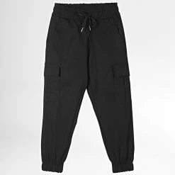 De gros 👏 Jogger Pant Enfant 6003 Noir de Frilivin ❤️