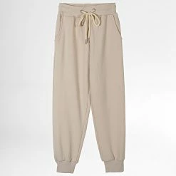 Meilleure vente 🌟 Pantalon Jogging Enfant ZD010 Beige de Frilivin ⌛