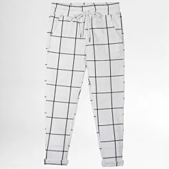 Top 10 😍 Pantalon Jogging A Carreaux Enfant 705 Blanc de Frilivin 🧨