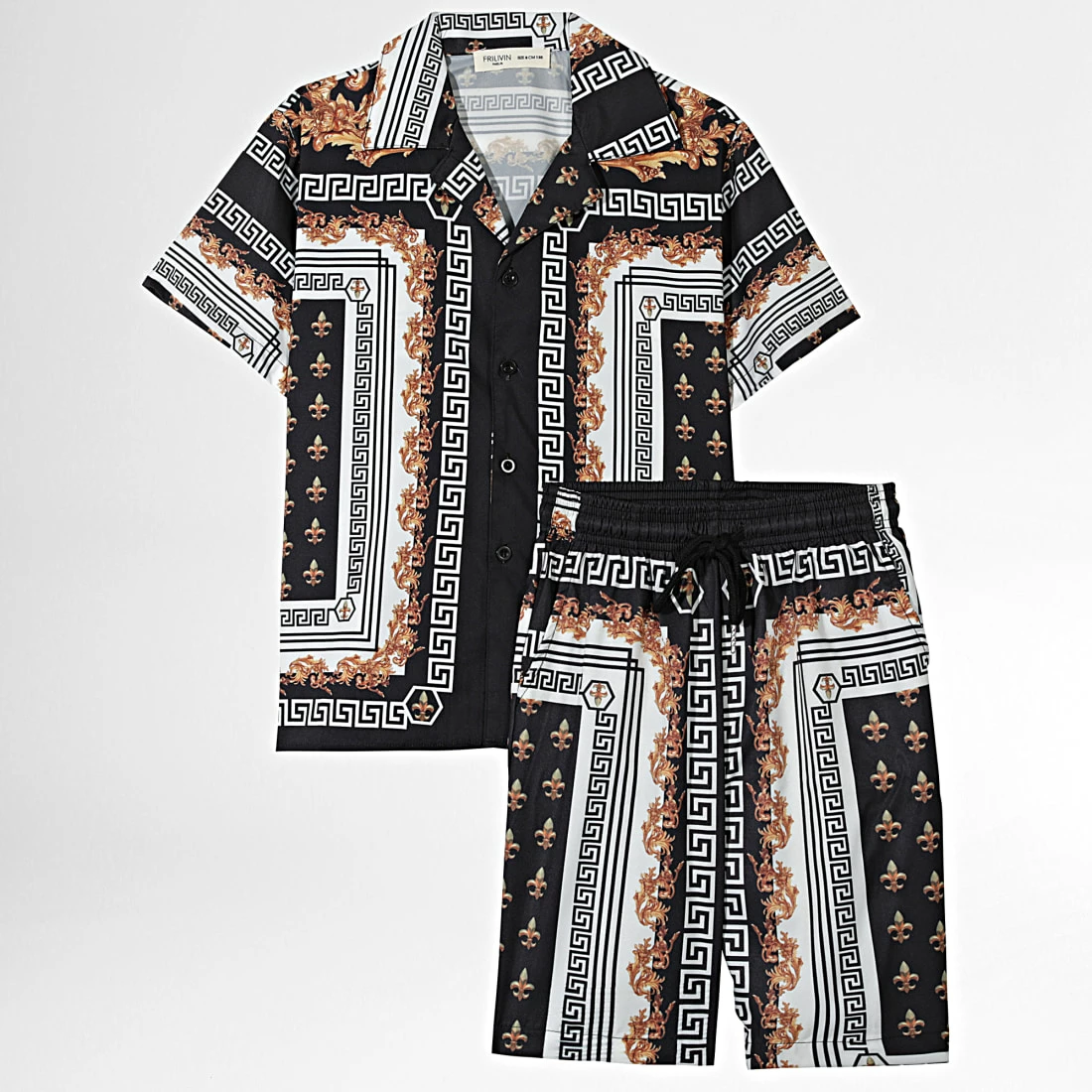 Coupon 🤩 Ensemble Chemise Manches Courtes Et Short Enfant ZD012 Noir Renaissance de Frilivin 🧨 3 Coupon 🤩 Ensemble Chemise Manches Courtes Et Short Enfant ZD012 Noir Renaissance de Frilivin 🧨