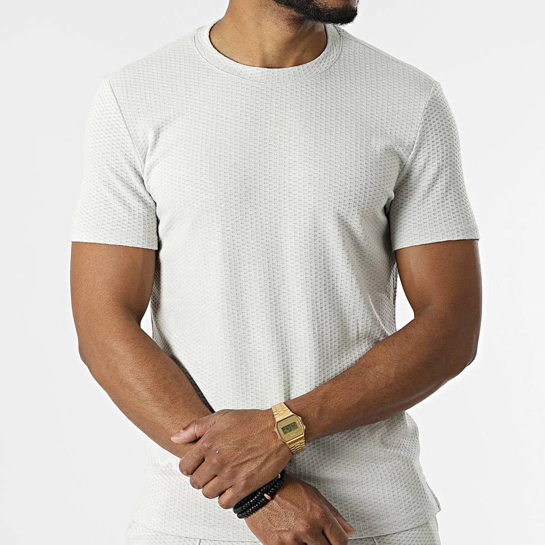 Le moins cher 🤩 Ensemble Tee 👕 Shirt Et Short Jogging BM1525 Beige de Frilivin 👍 5 Le moins cher 🤩 Ensemble Tee 👕 Shirt Et Short Jogging BM1525 Beige de Frilivin 👍 – Image 3