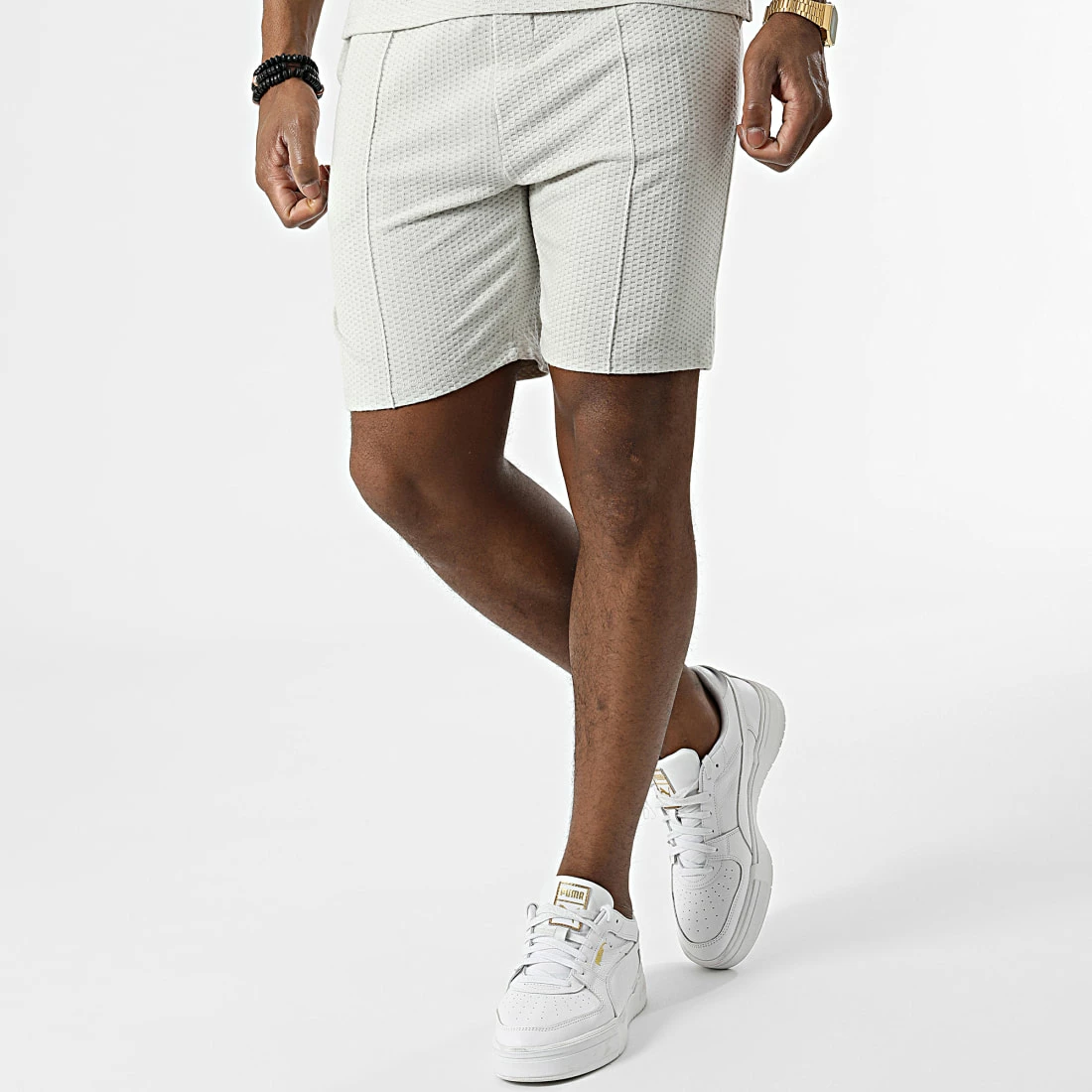 Le moins cher 🤩 Ensemble Tee 👕 Shirt Et Short Jogging BM1525 Beige de Frilivin 👍 7 Le moins cher 🤩 Ensemble Tee 👕 Shirt Et Short Jogging BM1525 Beige de Frilivin 👍 – Image 5