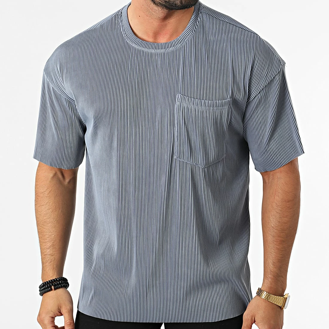 Nouveau 🎁 Tee 👚 Shirt A Poche Poitrine BM1526 Gris Ardoise de Frilivin 😉 3 Nouveau 🎁 Tee 👚 Shirt A Poche Poitrine BM1526 Gris Ardoise de Frilivin 😉