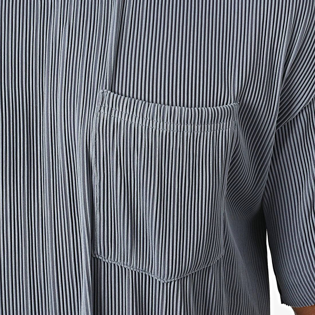 Nouveau 🎁 Tee 👚 Shirt A Poche Poitrine BM1526 Gris Ardoise de Frilivin 😉 4 Nouveau 🎁 Tee 👚 Shirt A Poche Poitrine BM1526 Gris Ardoise de Frilivin 😉 – Image 2