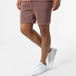 Acheter ⭐ Ensemble Tee 👕 Shirt Et Short Jogging BM1516 Rose de Frilivin 🌟 -Promos Frilivin Magasin frilivin 319072 BM1516 12 20220517T161419 05