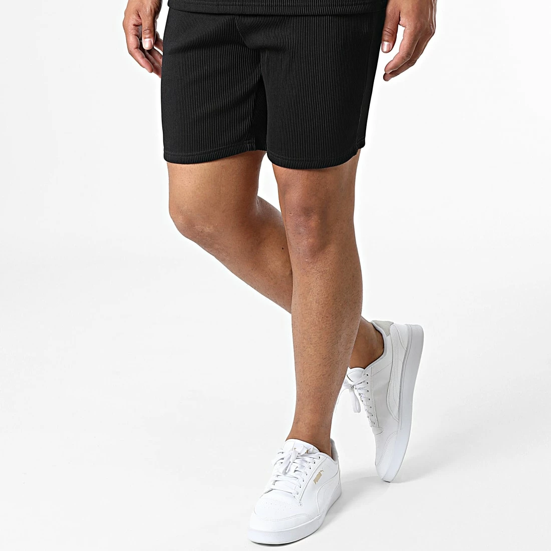Tout neuf 🛒 Ensemble Tee 👚 Shirt Et Short Jogging BM1516 Noir de Frilivin 🛒 6 Tout neuf 🛒 Ensemble Tee 👚 Shirt Et Short Jogging BM1516 Noir de Frilivin 🛒 – Image 4