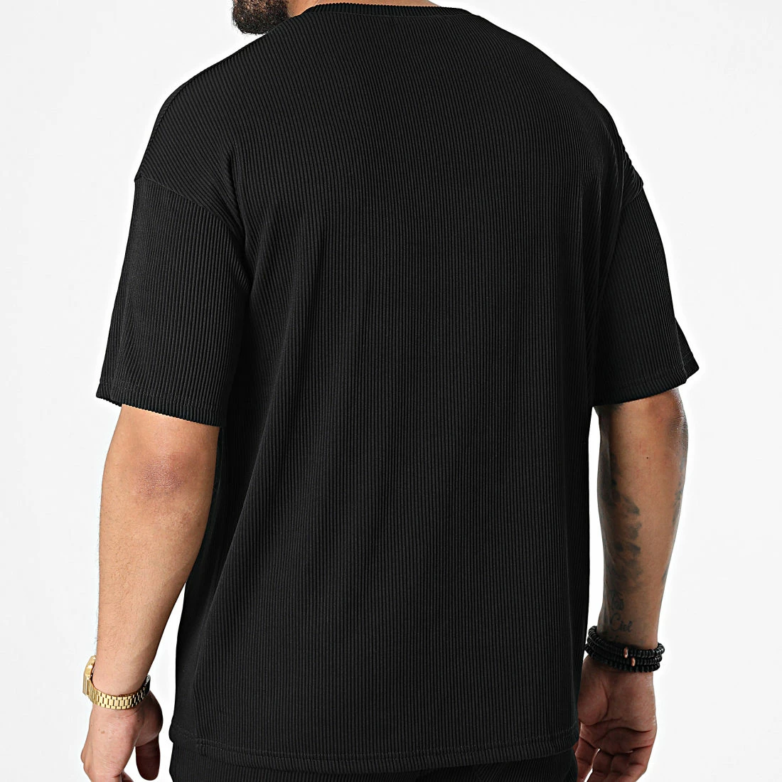 Tout neuf 🛒 Ensemble Tee 👚 Shirt Et Short Jogging BM1516 Noir de Frilivin 🛒 7 Tout neuf 🛒 Ensemble Tee 👚 Shirt Et Short Jogging BM1516 Noir de Frilivin 🛒 – Image 5