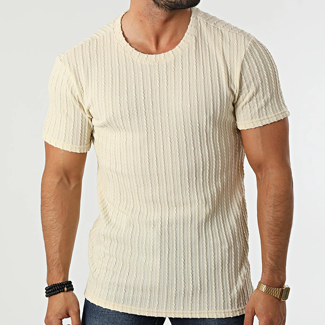 Sortie 🔔 Tee 👚 Shirt BM1518 Beige de Frilivin 😉 3 Sortie 🔔 Tee 👚 Shirt BM1518 Beige de Frilivin 😉