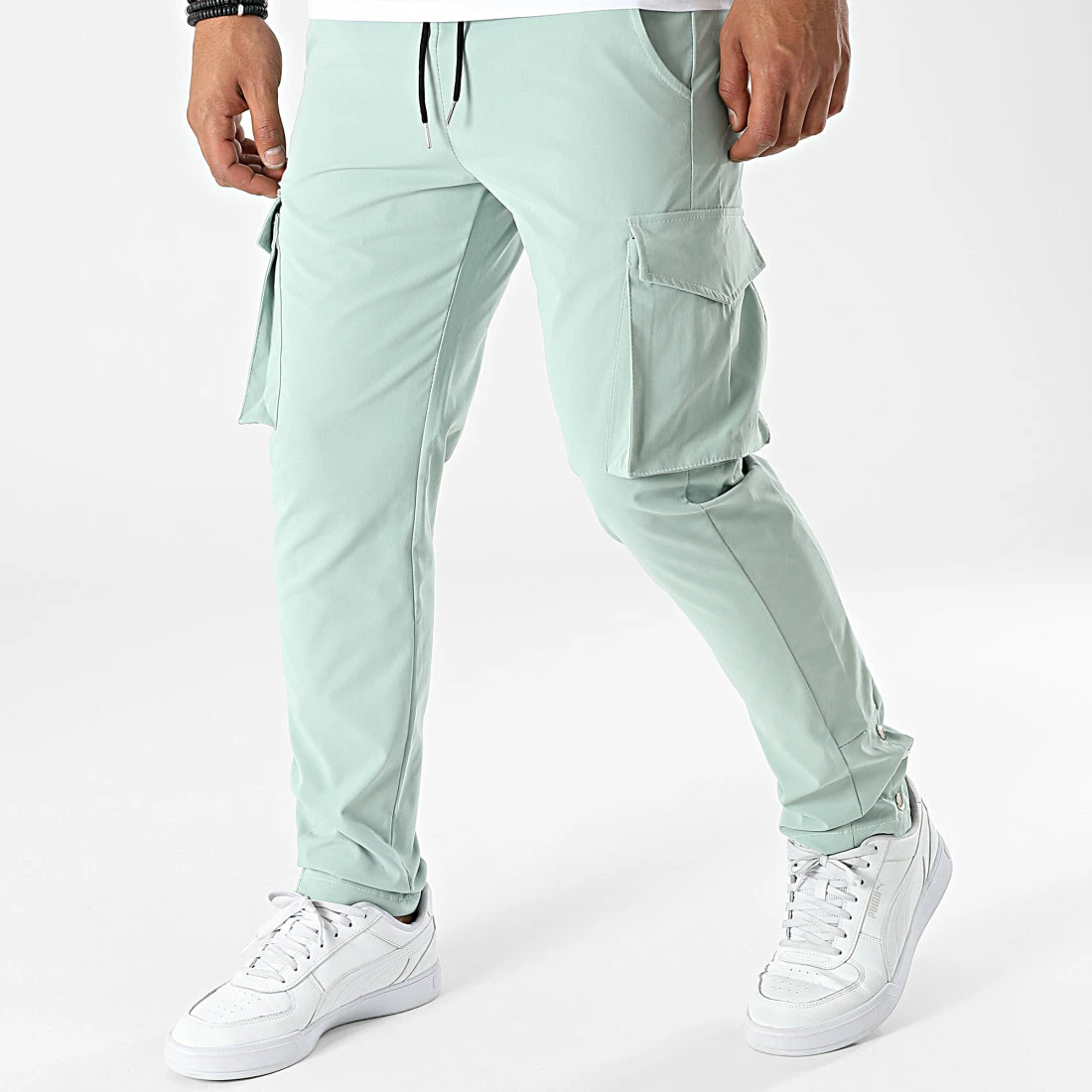 Promo 🌟 Pantalon Cargo 60060 Vert Clair de Frilivin 💯 3 Promo 🌟 Pantalon Cargo 60060 Vert Clair de Frilivin 💯