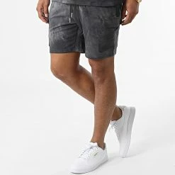 Vente flash 🔔 Ensemble Tee 👕 Shirt Et Short Jogging Tie And Dye BM1517 Gris Anthracite de Frilivin 🔥 -Promos Frilivin Magasin frilivin 319411 BM1517 37 20220517T161542 05