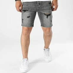 Sortie ❤️ Short Jean VJ367 Gris de Frilivin ❤️ -Promos Frilivin Magasin frilivin 319450 VJ367 37 20220513T154827 03