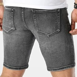 Sortie 👍 Short Jean VJ369 Gris Anthracite de Frilivin ✔️ -Promos Frilivin Magasin frilivin 319453 VJ369 37 20220513T154941 04
