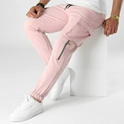 Meilleure vente 🧨 Pantalon Cargo 10106 Rose de Frilivin 🌟 -Promos Frilivin Magasin frilivin 320539 10106 PINK 20220524T121936 03
