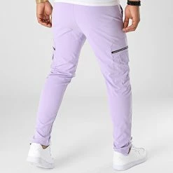 Meilleur prix 🤩 Pantalon Cargo 60063 Lila de Frilivin 🛒 -Promos Frilivin Magasin frilivin 320563 60063 PURPLE 20220531T150927 04