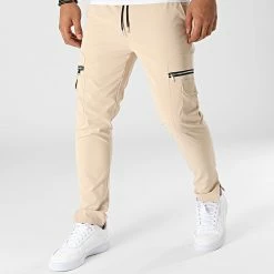 Meilleur prix 🔔 Pantalon Cargo 60063 Beige de Frilivin 🔥