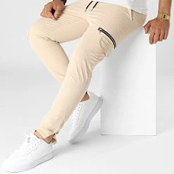 Meilleur prix 🔔 Pantalon Cargo 60063 Beige de Frilivin 🔥 -Promos Frilivin Magasin frilivin 320564 60063 BEIGE 20220531T150833 03