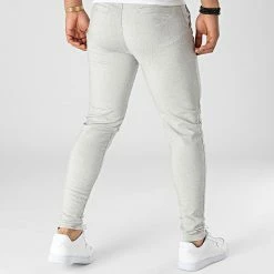 Bon marché ⭐ Pantalon Slim 10103 Beige Chiné de Frilivin 🌟 -Promos Frilivin Magasin frilivin 320565 10103 20220531T150909 04