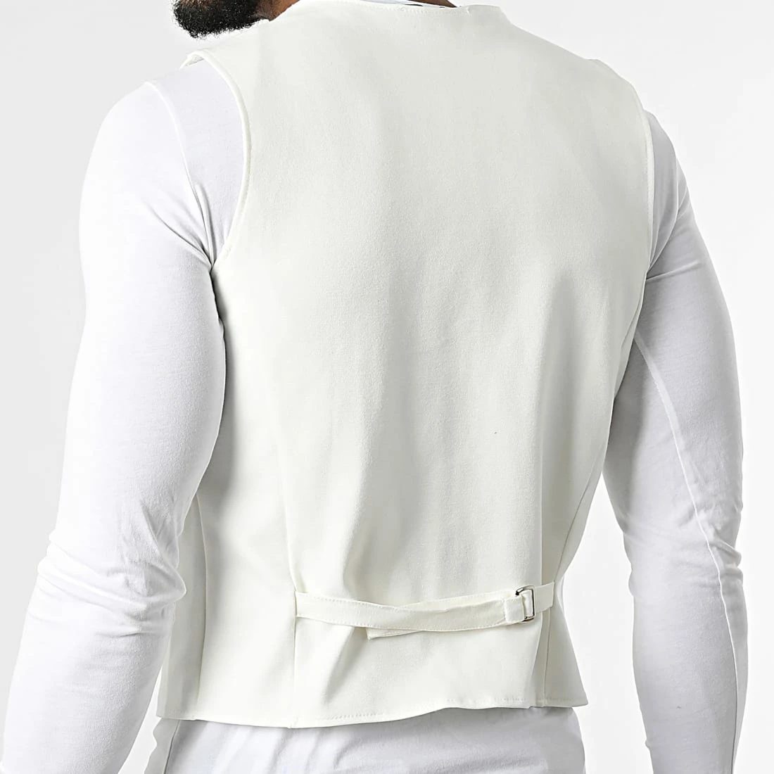 De gros 🔥 Gilet 6557 Beige Clair de Frilivin ✨ 6 De gros 🔥 Gilet 6557 Beige Clair de Frilivin ✨ – Image 4