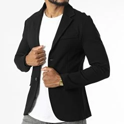 Promos Frilivin Magasin 35 Top 10 🎉 Veste Blazer 6552 Noir de Frilivin 😍