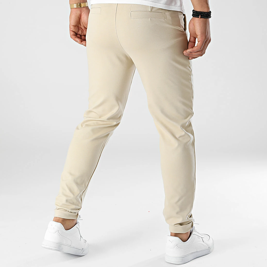 Offres ✨ Pantalon Chino Slim 10089 Beige de Frilivin ❤️ 6 Offres ✨ Pantalon Chino Slim 10089 Beige de Frilivin ❤️ – Image 4