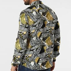 Coupon 🧨 Chemise A Manches Longues 682843 Blanc Gris Floral de Frilivin 👏 -Promos Frilivin Magasin frilivin 320661 682843 20220531T145000 04