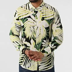 Sortie 🌟 Chemise A Manches Longues 682845 Noir Blanc Floral de Frilivin 👍 -Promos Frilivin Magasin frilivin 320664 682845 20220530T160017 03