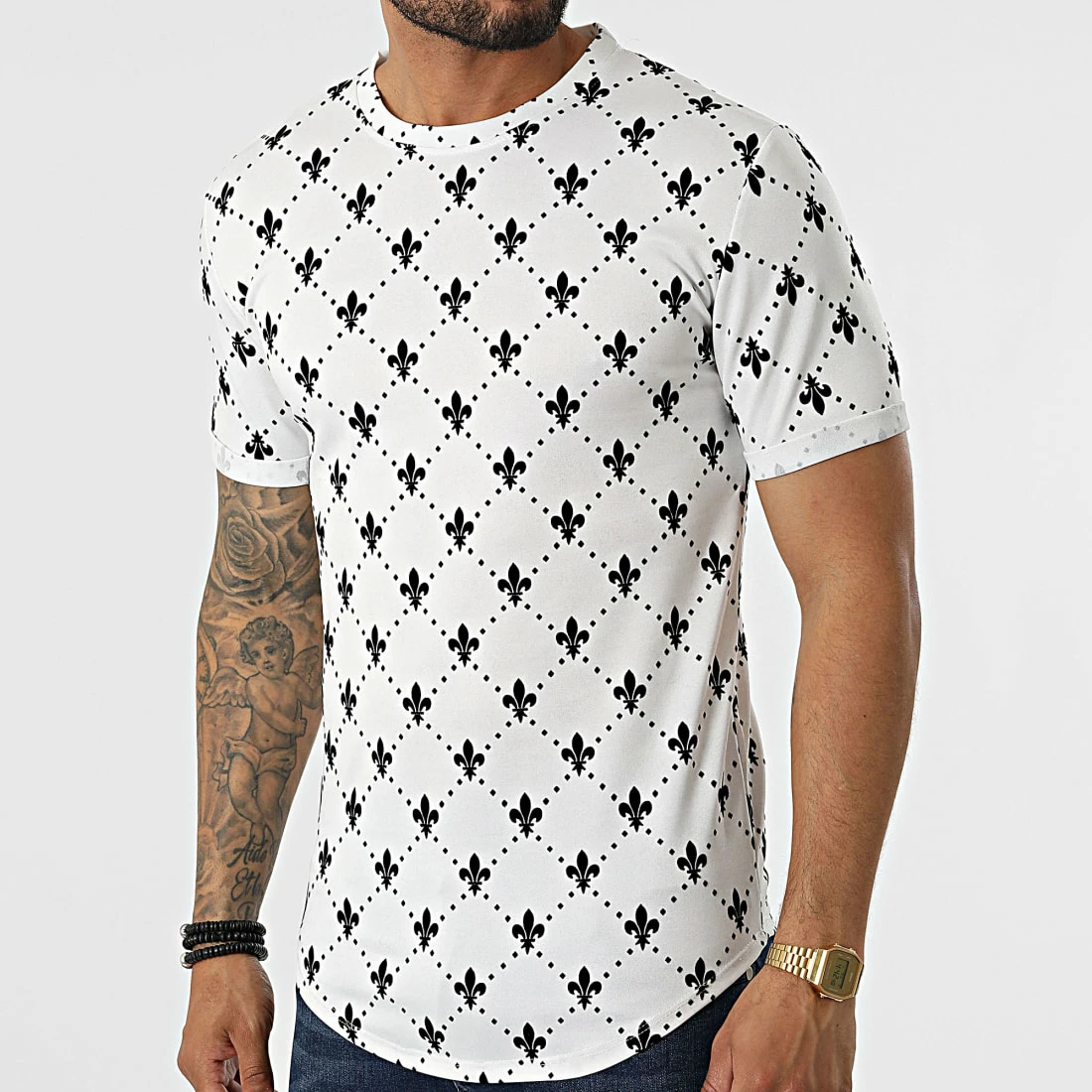 Remise 👏 Tee 👕 Shirt Oversize A Carreaux 5773 Blanc de Frilivin 🥰 3 Remise 👏 Tee 👕 Shirt Oversize A Carreaux 5773 Blanc de Frilivin 🥰