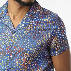 Le moins cher ❤️ Ensemble Chemise A Manches Courtes Et Short Jogging BM1593 Bleu Roi de Frilivin 🤩 -Promos Frilivin Magasin frilivin 320767 BM1593 31 20220524T155329 02