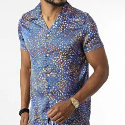 Le moins cher ❤️ Ensemble Chemise A Manches Courtes Et Short Jogging BM1593 Bleu Roi de Frilivin 🤩 -Promos Frilivin Magasin frilivin 320767 BM1593 31 20220524T155330 03