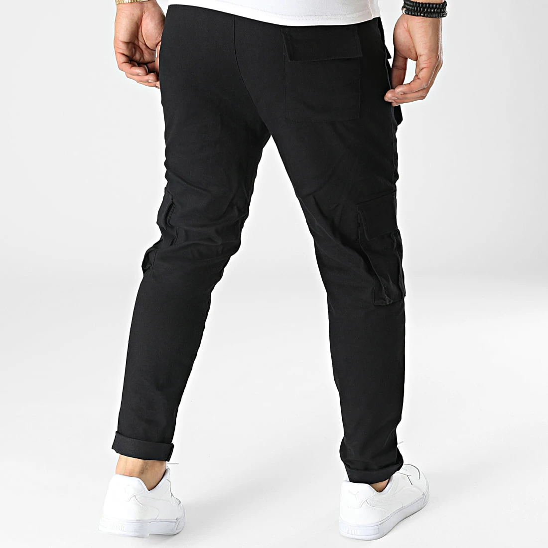 Acheter 🤩 Pantalon Cargo BM1561 Noir de Frilivin 🔥 6 Acheter 🤩 Pantalon Cargo BM1561 Noir de Frilivin 🔥 – Image 4