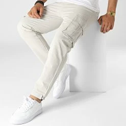 Meilleure vente 🛒 Pantalon Cargo BM1529 Gris de Frilivin ❤️ -Promos Frilivin Magasin frilivin 320974 BM1529 4 20220531T151318 03