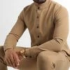 Meilleure vente 🤩 Ensemble Chemise Manches Longues Et Pantalon Chino 4206 Camel de Frilivin 💯