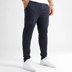Le moins cher 😍 Pantalon Chino 4206 Bleu Marine de Frilivin 🛒 -Promos Frilivin Magasin frilivin 321235 PANT 4206 NAVY 20220721T152531 01