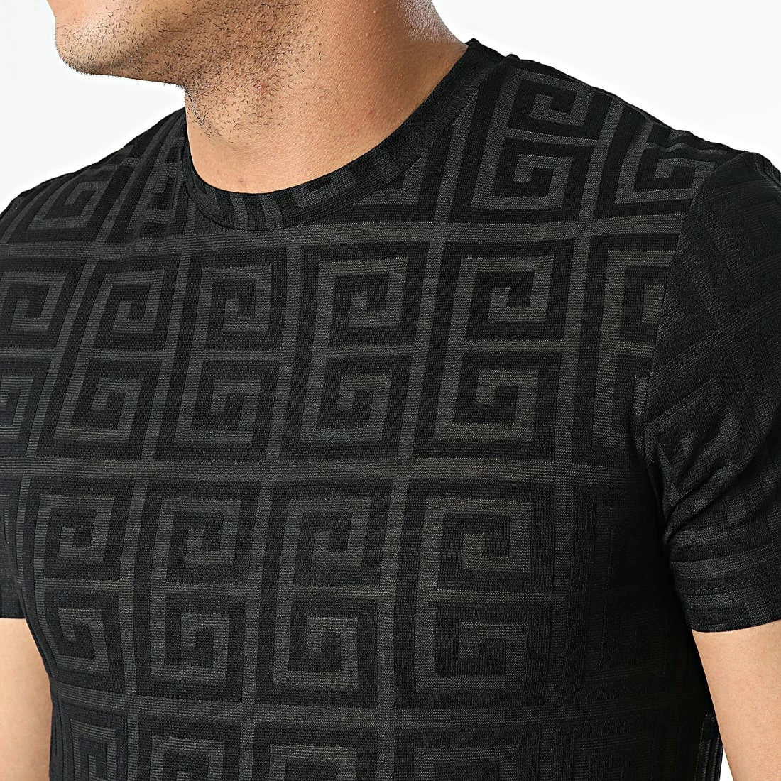 De gros 🎉 Tee 👚 Shirt Oversize X5396 Noir de Frilivin ✔️ 4 De gros 🎉 Tee 👚 Shirt Oversize X5396 Noir de Frilivin ✔️ – Image 2