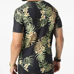 Acheter ⌛ Tee 👕 Shirt Oversize Floral 15977 Noir de Frilivin ⌛ -Promos Frilivin Magasin frilivin 322631 15977 20220614T144923 04